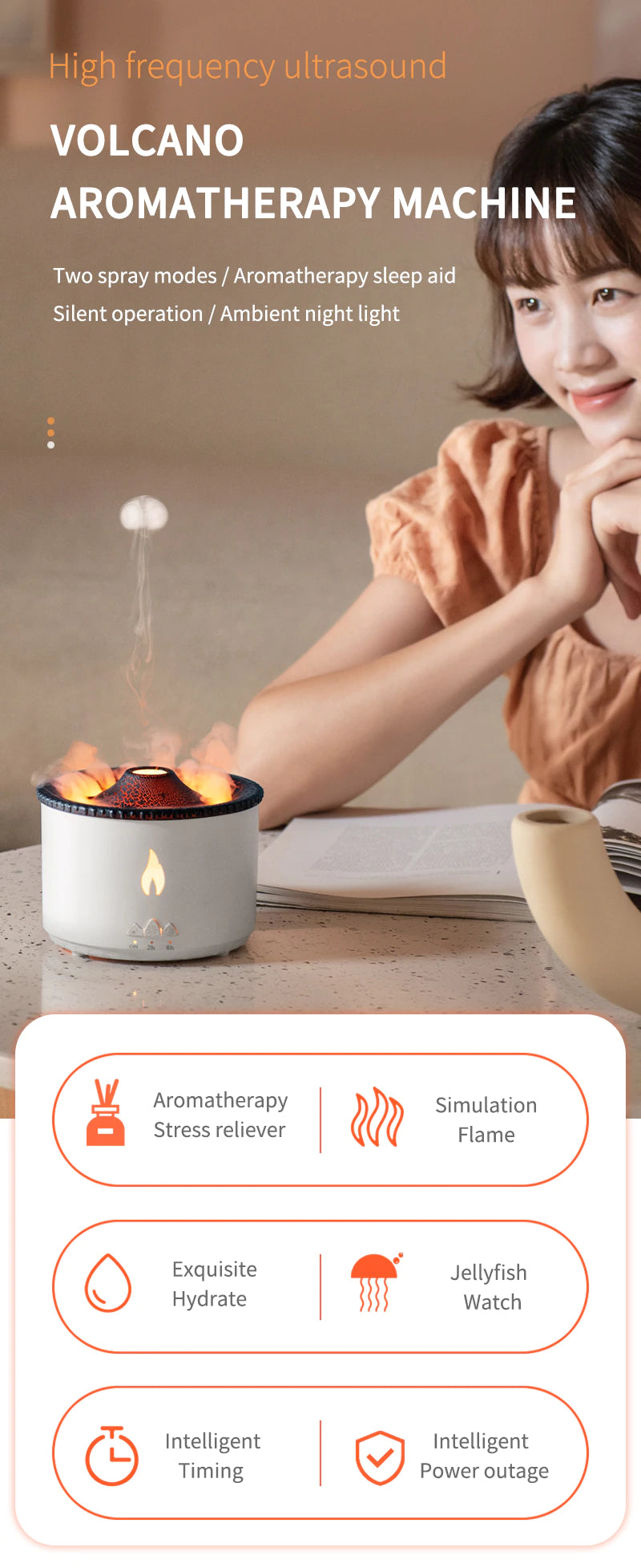 Volcanic Aroma Humidifier